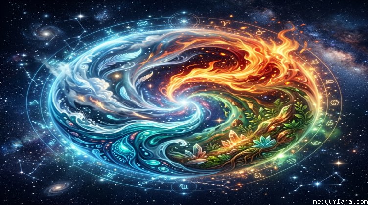 The Elements in Astrology: Fire, Earth, Air, Water  