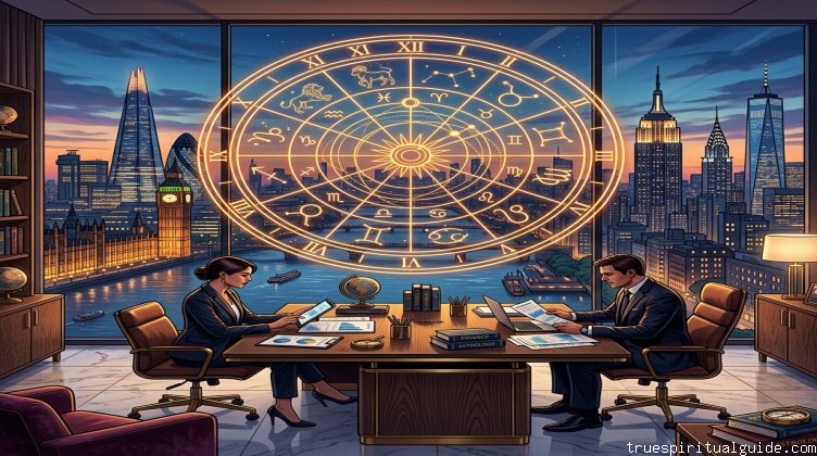 Astrological Timing in Business: How Electional Astrology Guides Success in London and New York Financial Hubs
